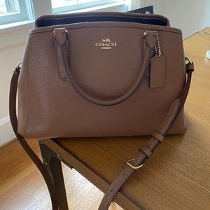 Like New Coach Saddle Colored Satchel